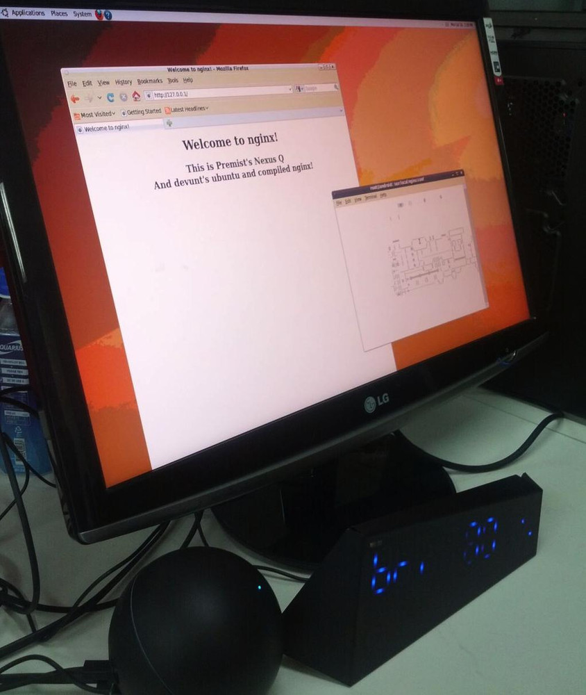 Ubuntu + NGINX on Nexus Q
